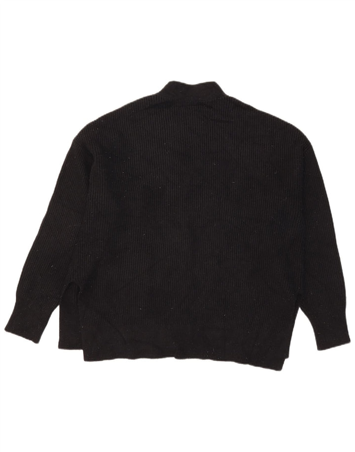 Zara Damen-Strickjacke in Übergröße, Gr. 14, mittelschwarz