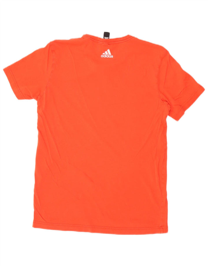 Adidas Herren Grafik T-Shirt Top Small Orange