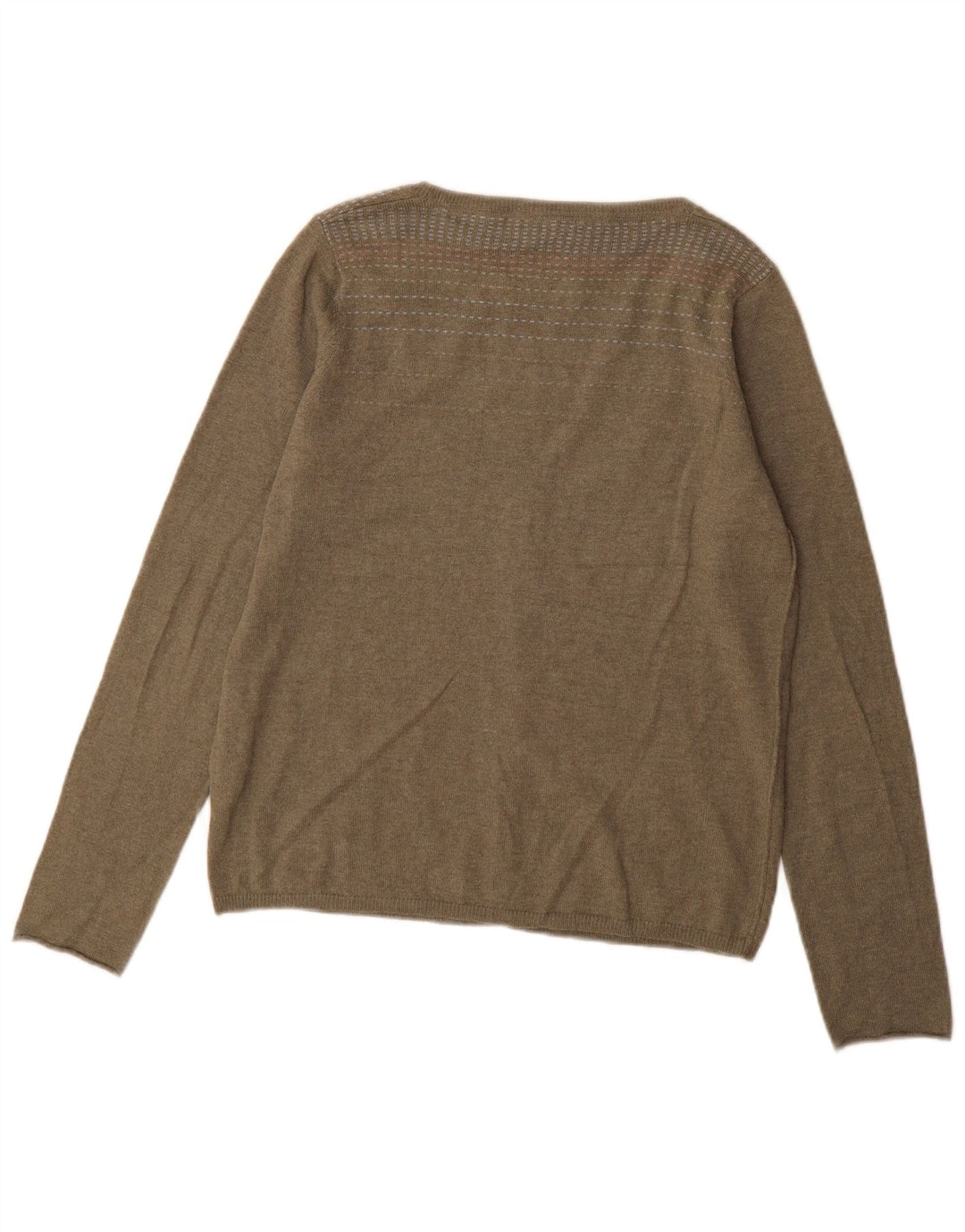 White Stuff Damen-Cardigan-Pullover UK 16 Large Khaki Baumwolle