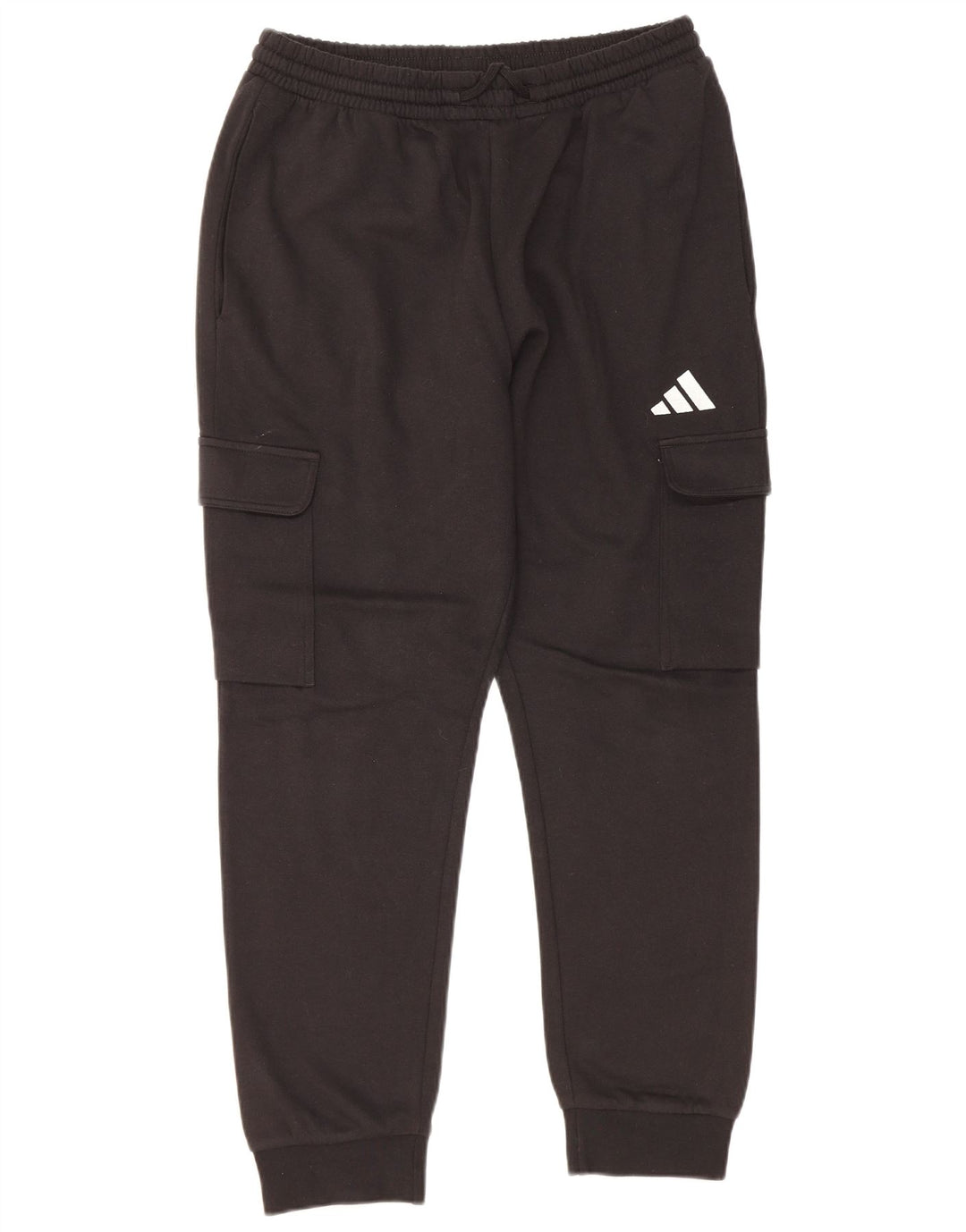 Adidas Herren Cargo-Trainingshose, Jogginghose, mittelschwarz, Baumwolle
