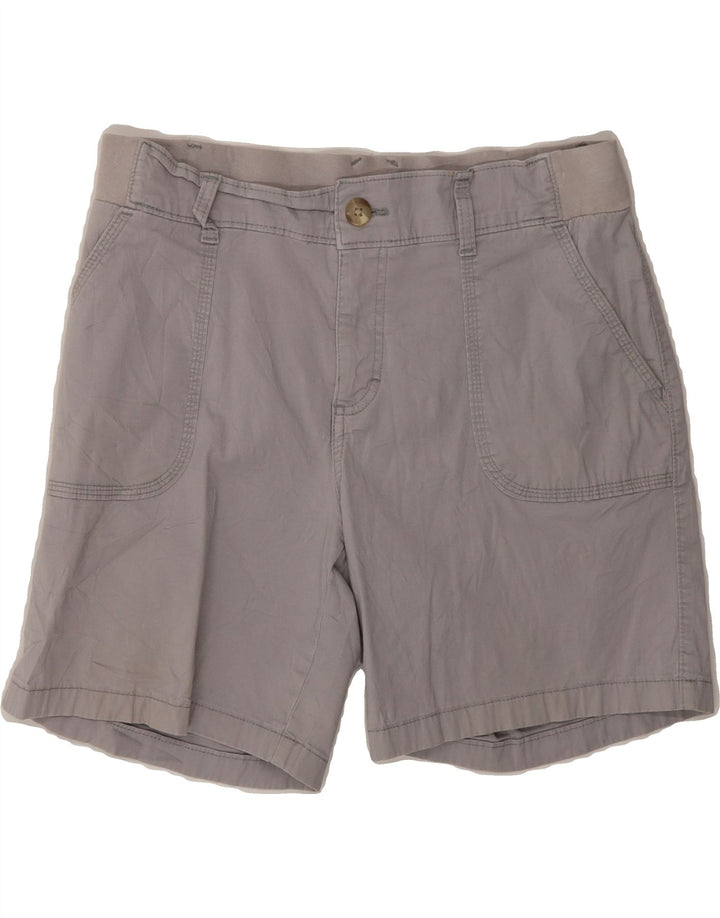 LEE Womens Riders Mid Rise Shorts Size 10 Medium W30  Grey Cotton Vintage Lee and Second-Hand Lee from Messina Hembry 