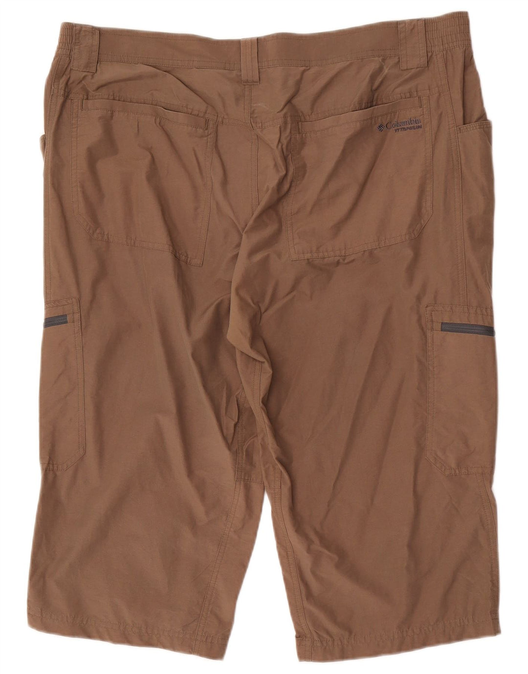 Columbia Herren Titanium Cargo Shorts XL W40 Braune Baumwolle