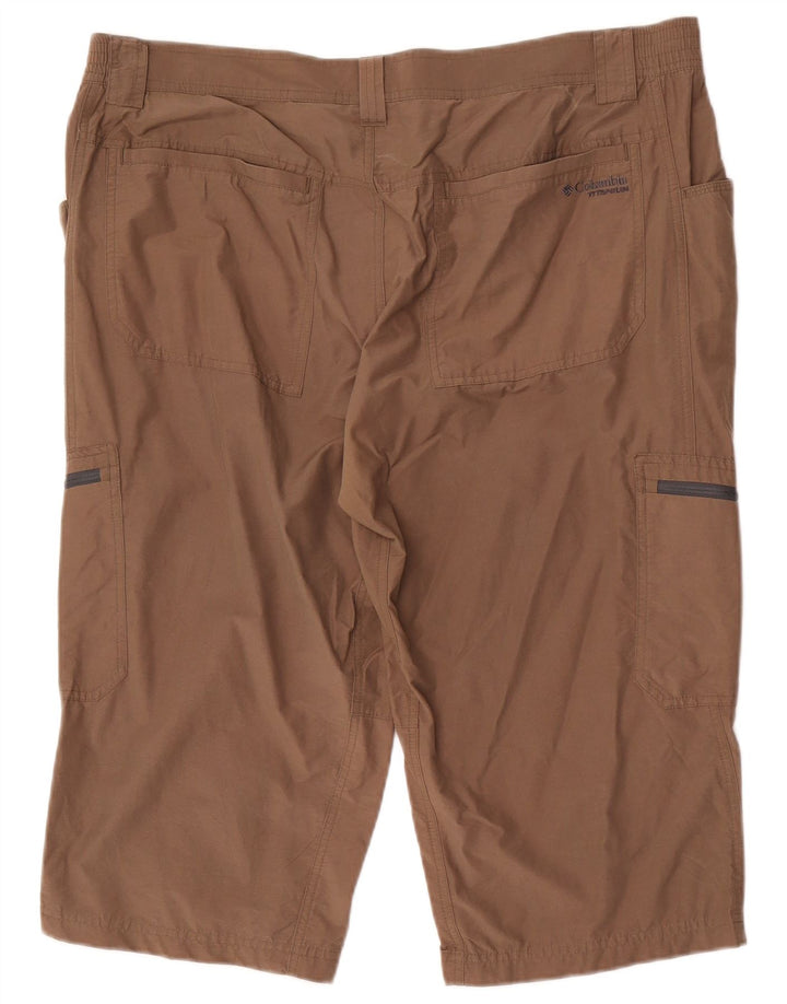 Columbia Herren Titanium Cargo Shorts XL W40 Braune Baumwolle