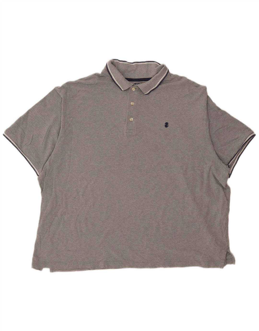 Izod Herren Poloshirt 3XL Grau Baumwolle