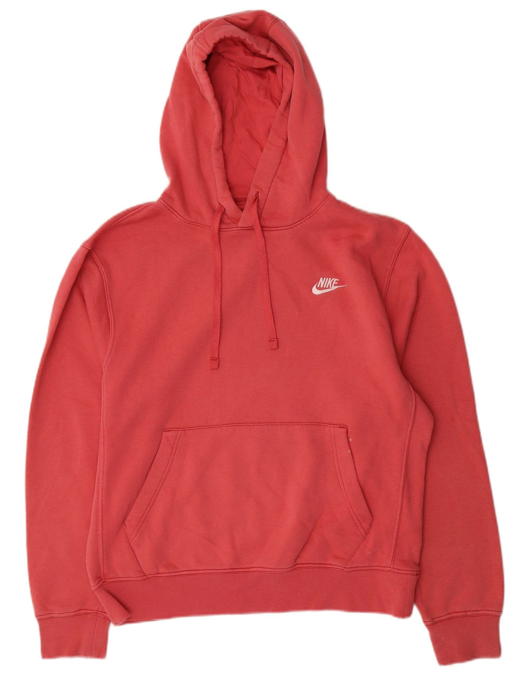 Nike Herren Kapuzenpullover, klein, rote Baumwolle