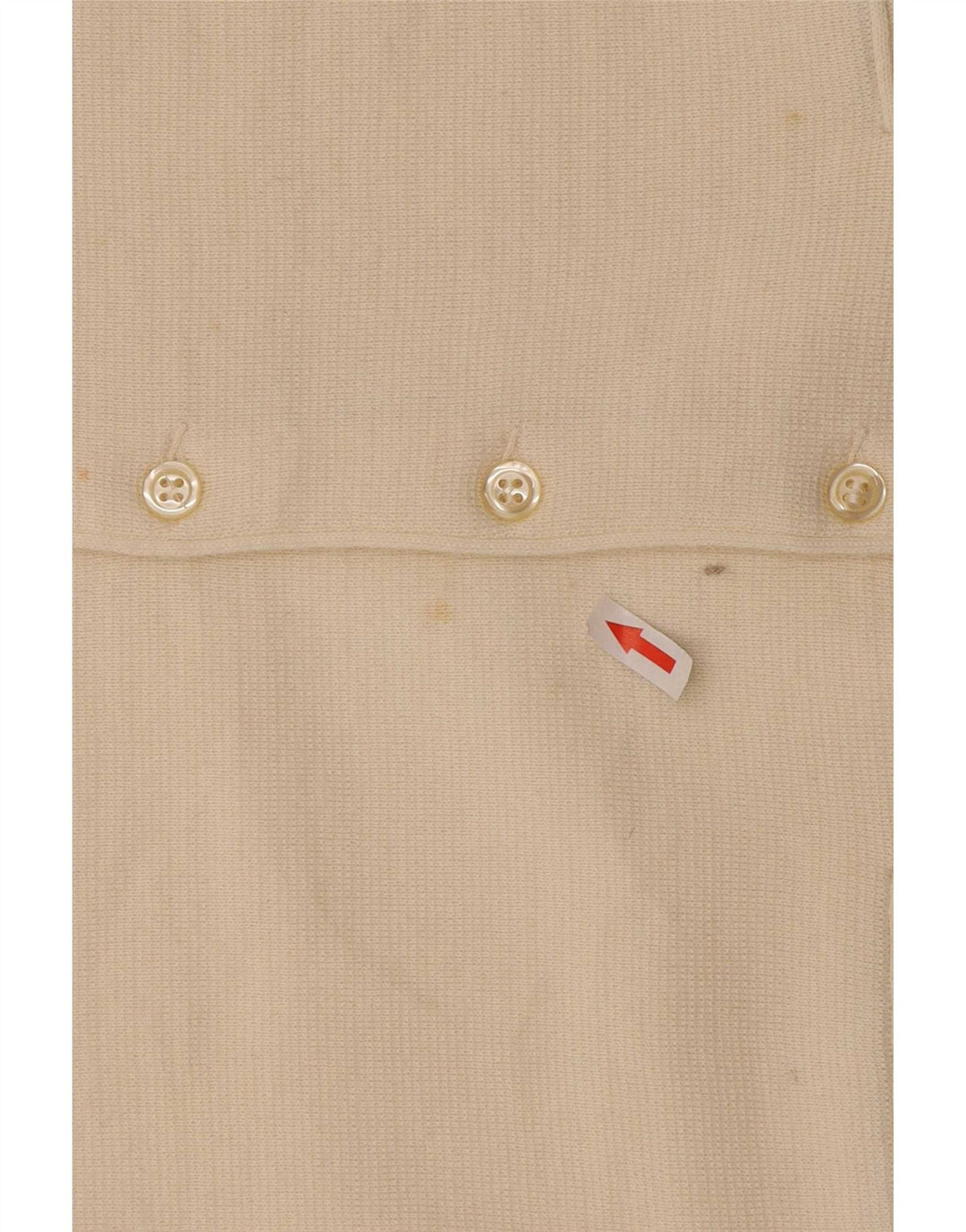 Il Granchio Herren-Strickweste, klein, aus weißer Wolle