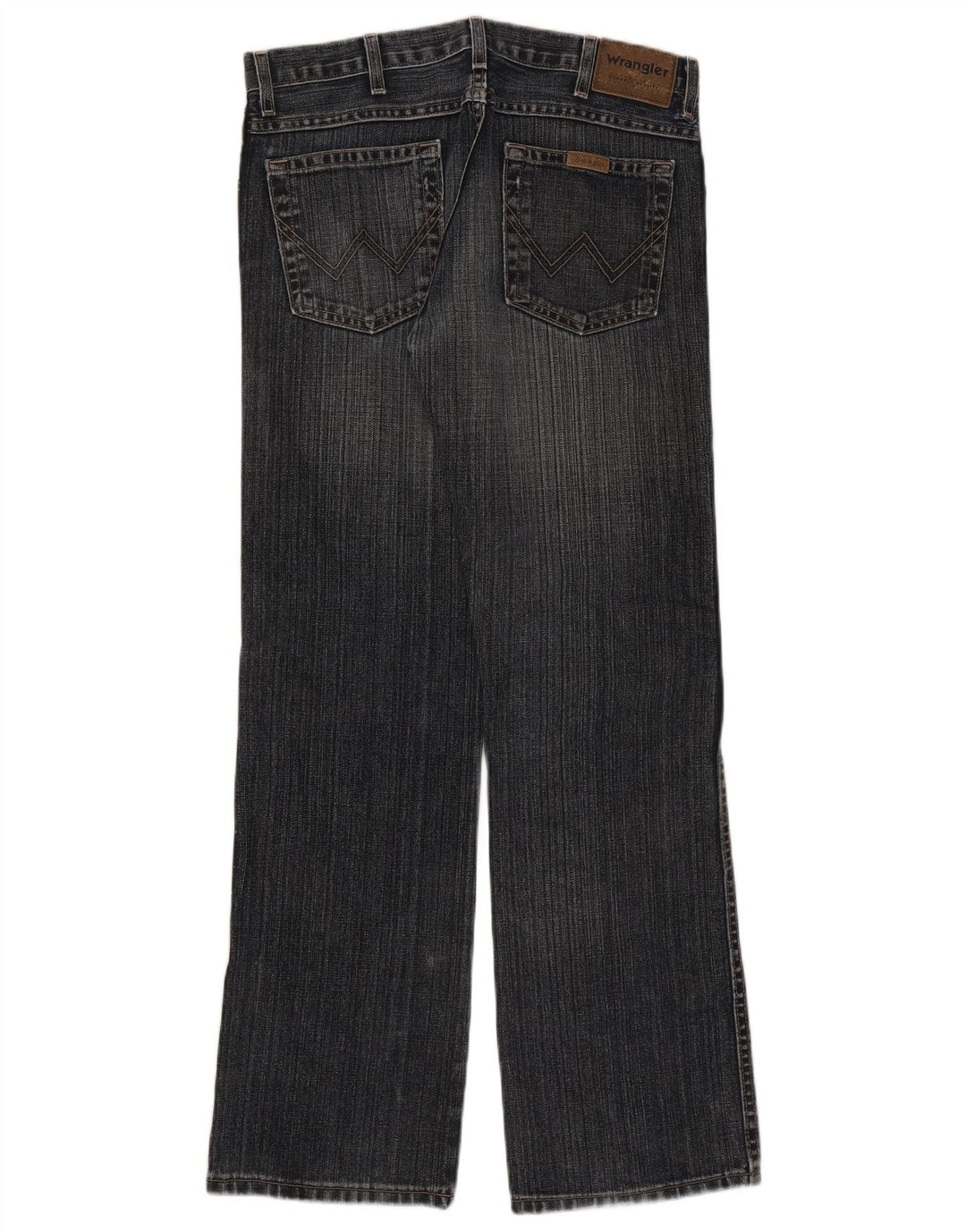 Wrangler Herren Bootcut Jeans W31 L32 Marineblaue Baumwolle