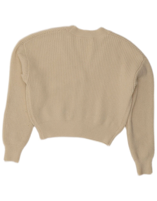 Zara Crop Cardigan für Mädchen, 13–14 Jahre, Weiß