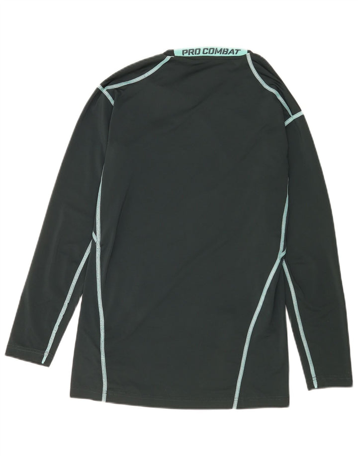 Nike Herren Dri Fit Graphic Top Langarm Großes grünes Polyester