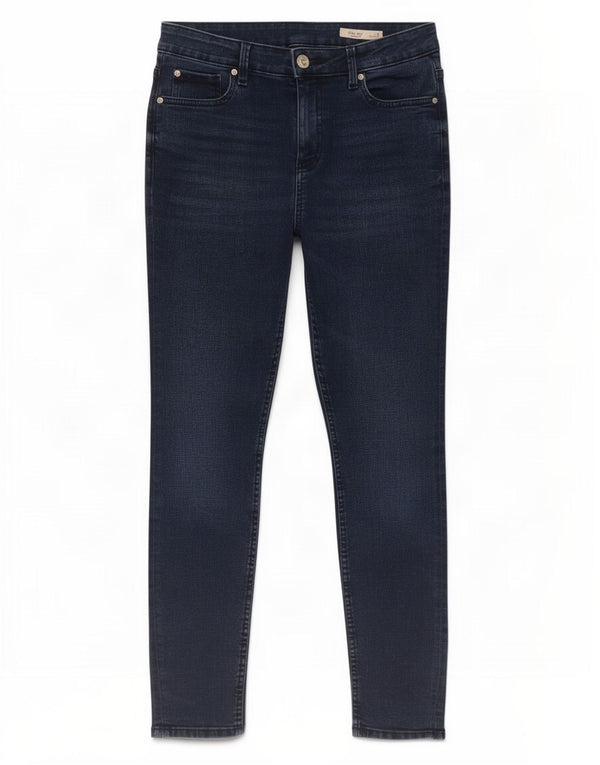 Marks & Spencer Damen The Ivy Skinny Jeans UK 12 Medium W30 L28 Marineblau