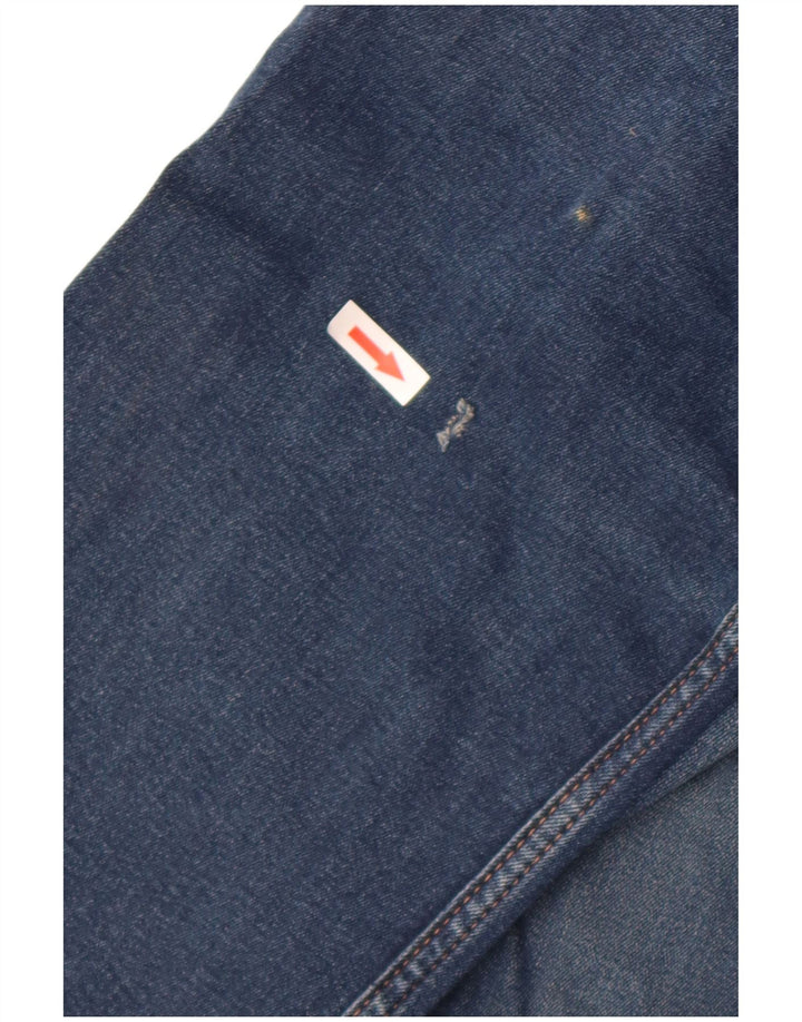 Penguin Herren Slim Jeans W34 L32 Blaue Baumwolle