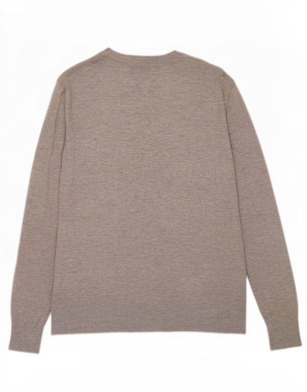 Marks & Spencer Offener Damen-Cardigan-Pullover UK 12 Mittelgraue Viskose