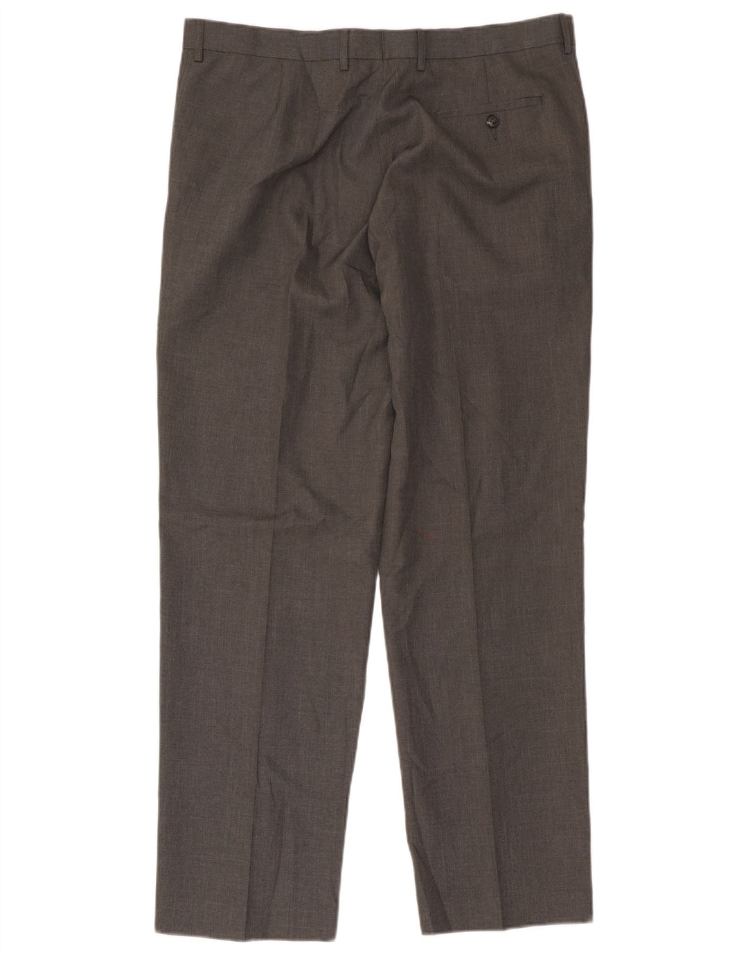 Gerade Herren-Anzughose von Marks & Spencer, W38, L31, grau, Polyester