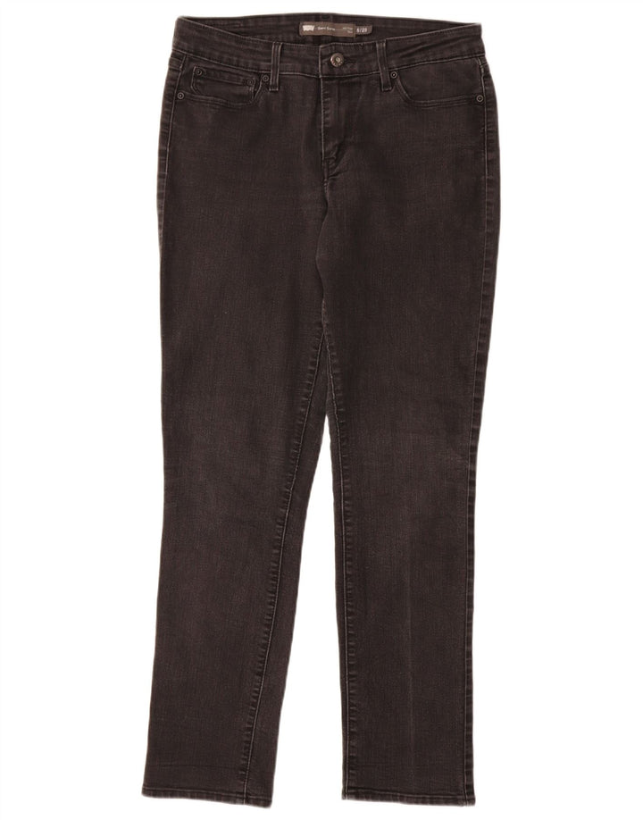 Levi's Damen Demi Curve Mid Rise Slim Jeans US 8 Medium W29 L32 Grau
