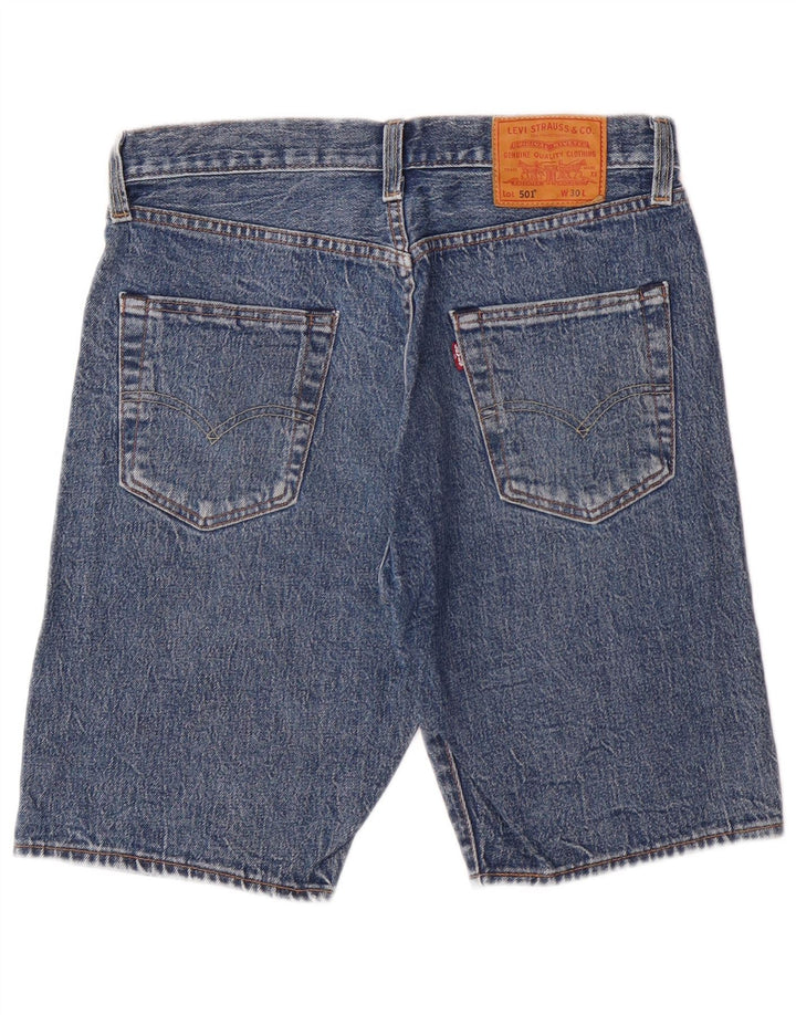 Levi's Herren 501 Denim Shorts W30 mittelblaue Baumwolle