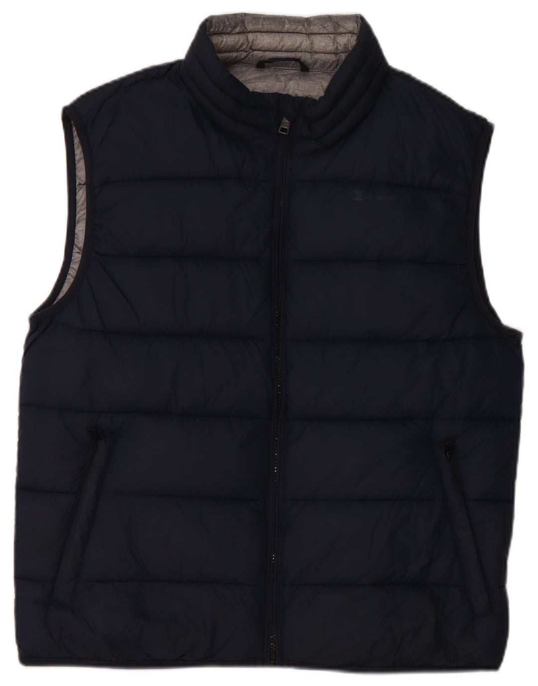 Champion Herren Wattierte Weste UK 38 Mittel Marineblau