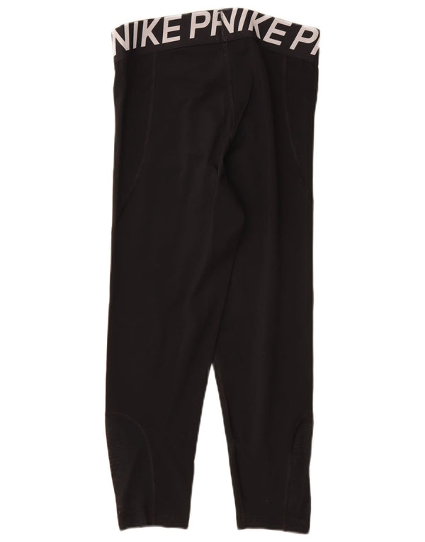 Nike Womens Graphic Capri-Leggings UK 12 Mittelschwarzes Polyester