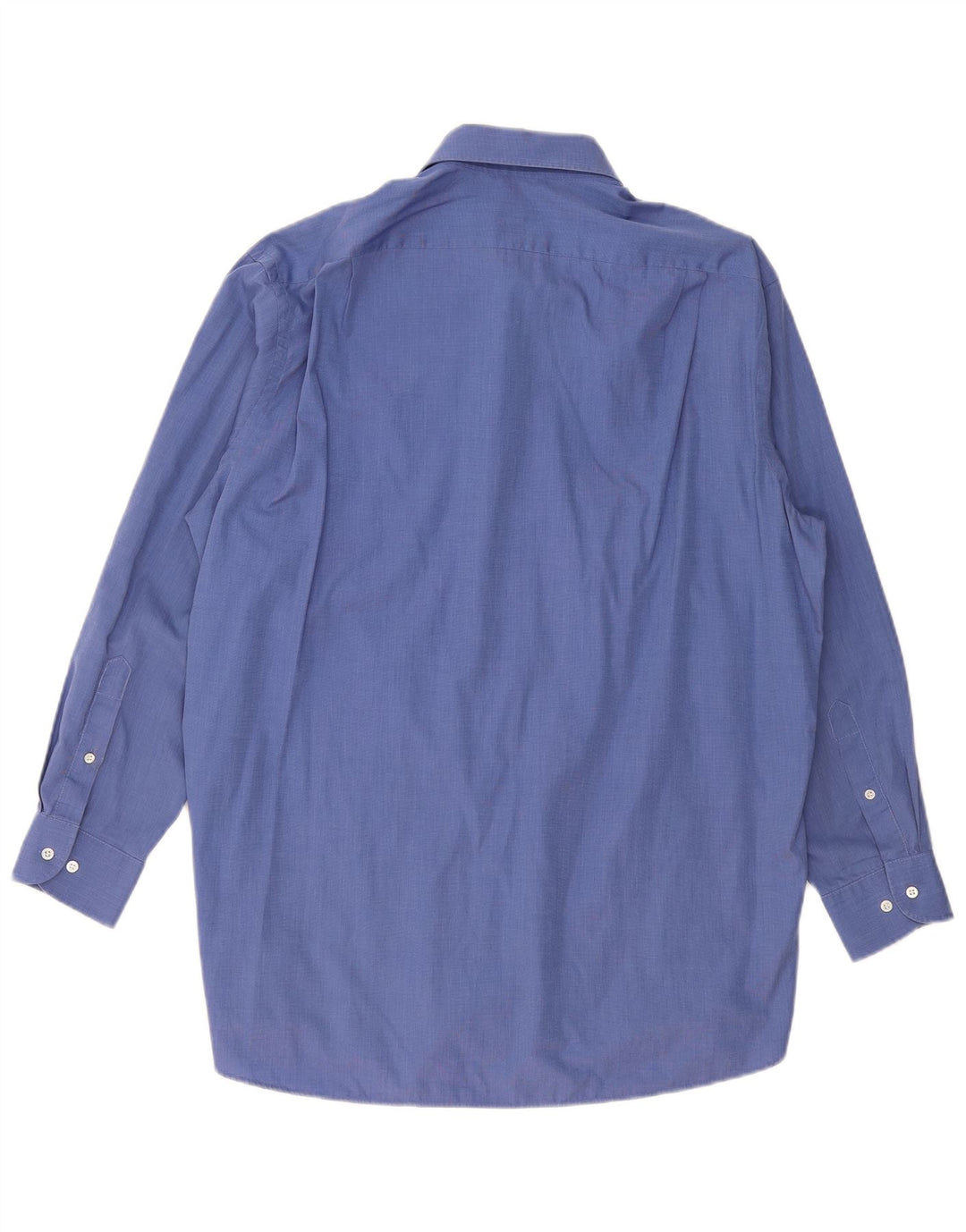 Hugo Boss Herrenhemd Größe 43 17 XL Blaue Baumwolle