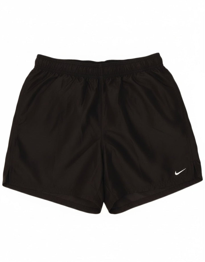 Nike Damen Sportshorts UK 14 Large Schwarz Polyester