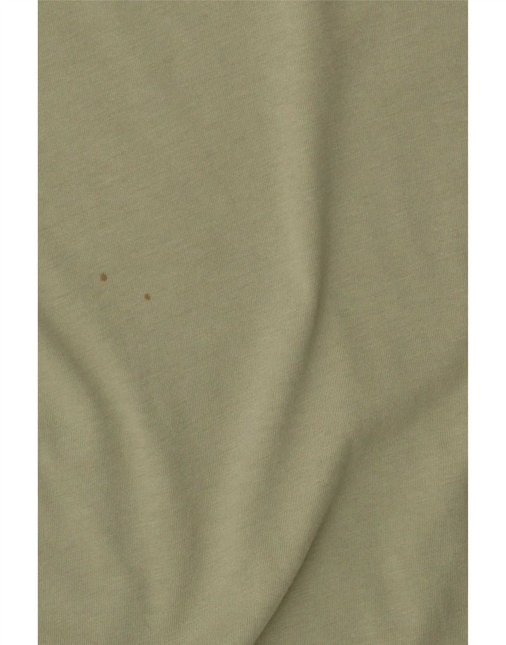 The North Face Herren-T-Shirt-Oberteil aus mittlerer Khaki-Baumwolle