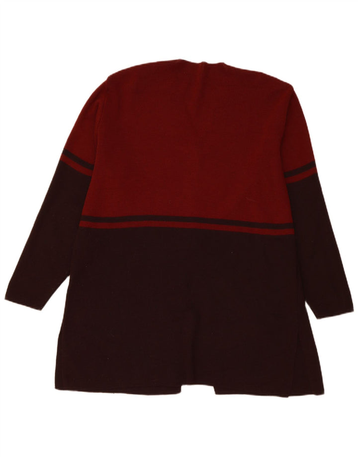 Marks & Spencer Damen Longline-Cardigan-Pullover UK 12 Mittelbraun