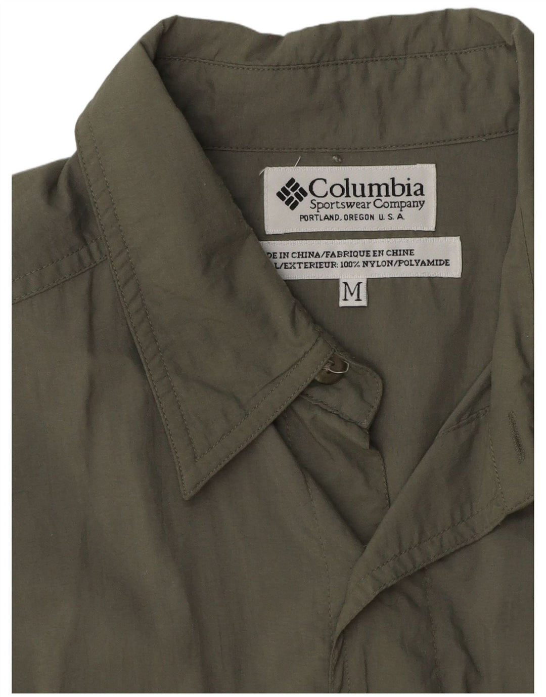 Columbia Herren Kurzarmhemd Medium Khaki Nylon