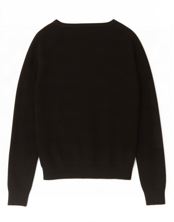 Zara Damen-Cardigan-Pullover UK 12 Mittelgraue Baumwolle