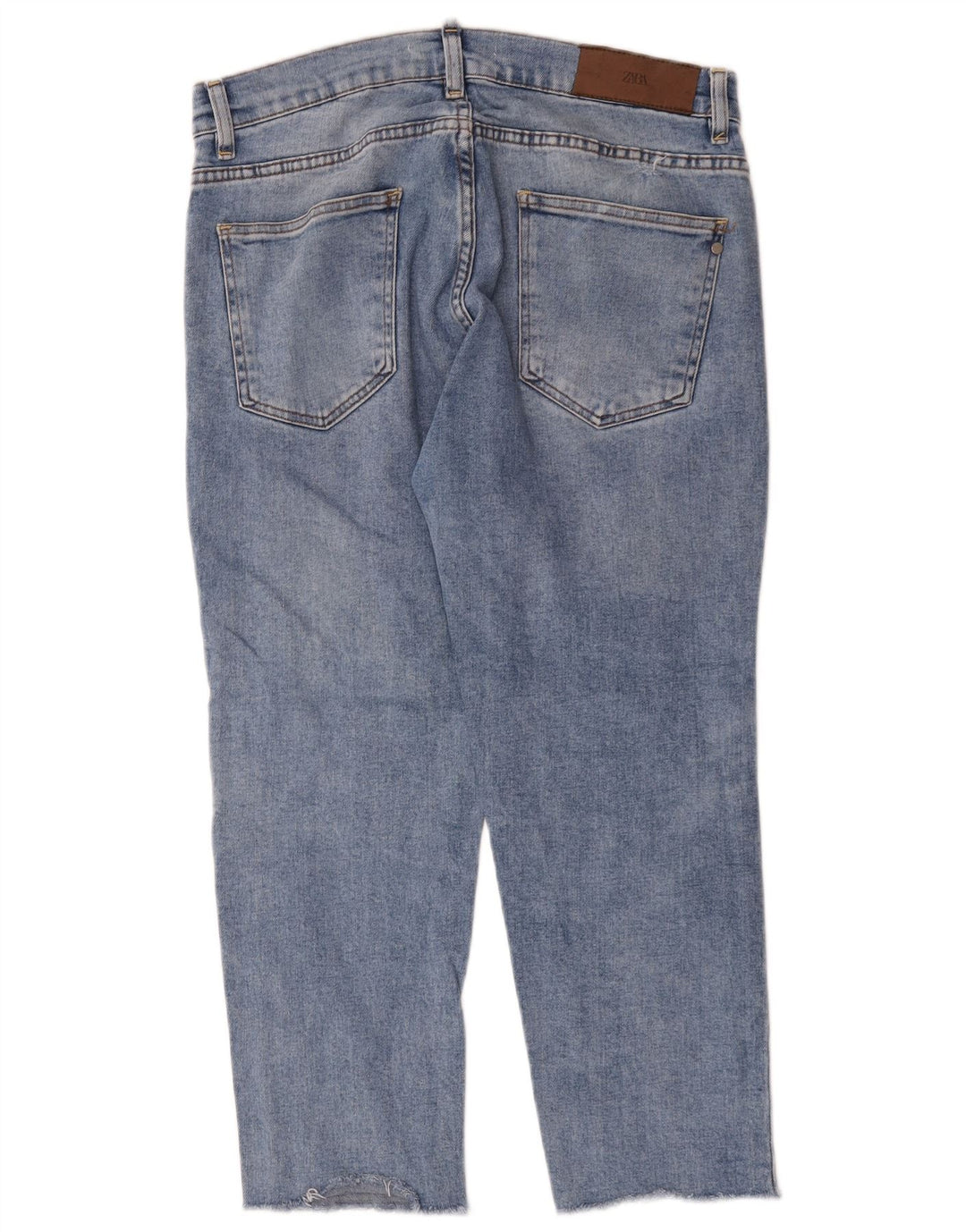 Kurze Jeans für Herren von Zara, Größe L, W32, L24, Blau