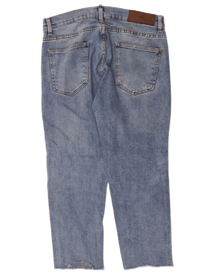 Kurze Jeans für Herren von Zara, Größe L, W32, L24, Blau