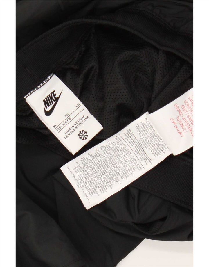Nike Jungen-Trainingshose, Jogginghose, 13–14 Jahre, XL, schwarzes Polyester
