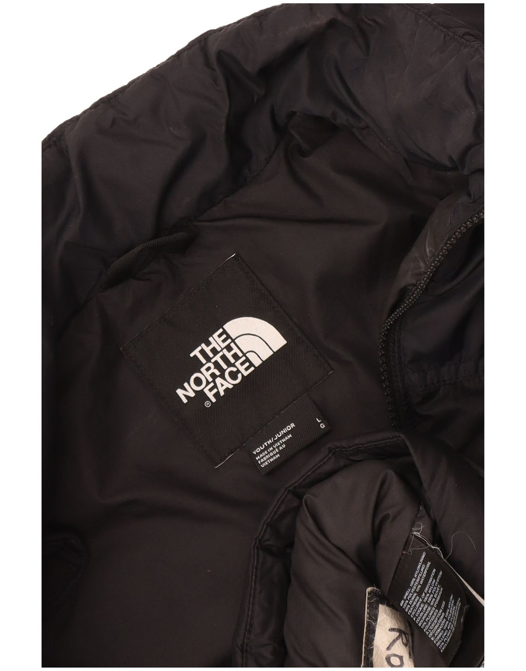 Wattierte Jacke für Jungen von The North Face, 11–12 Jahre, Größe L, aus schwarzem Nylon