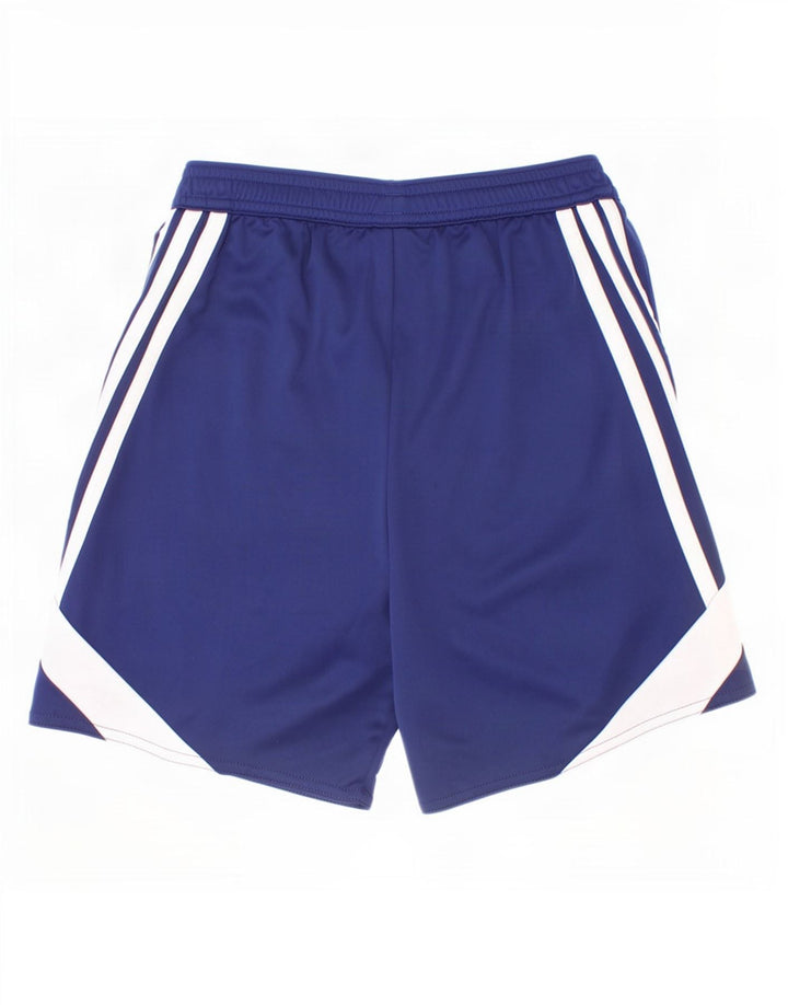 Adidas Climalite Sportshorts für Jungen, 9–10 Jahre, Mittelblau, Farbblock
