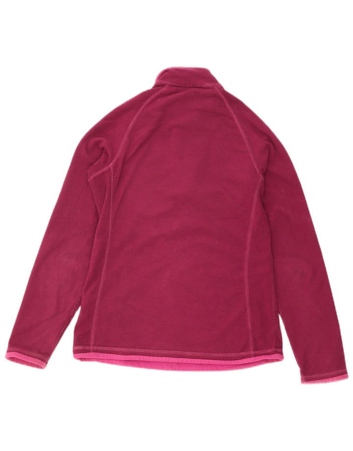 Mountain Warehouse Damen-Fleecepullover mit Reißverschluss am Hals, Gr. 8, Rosa, Polyester