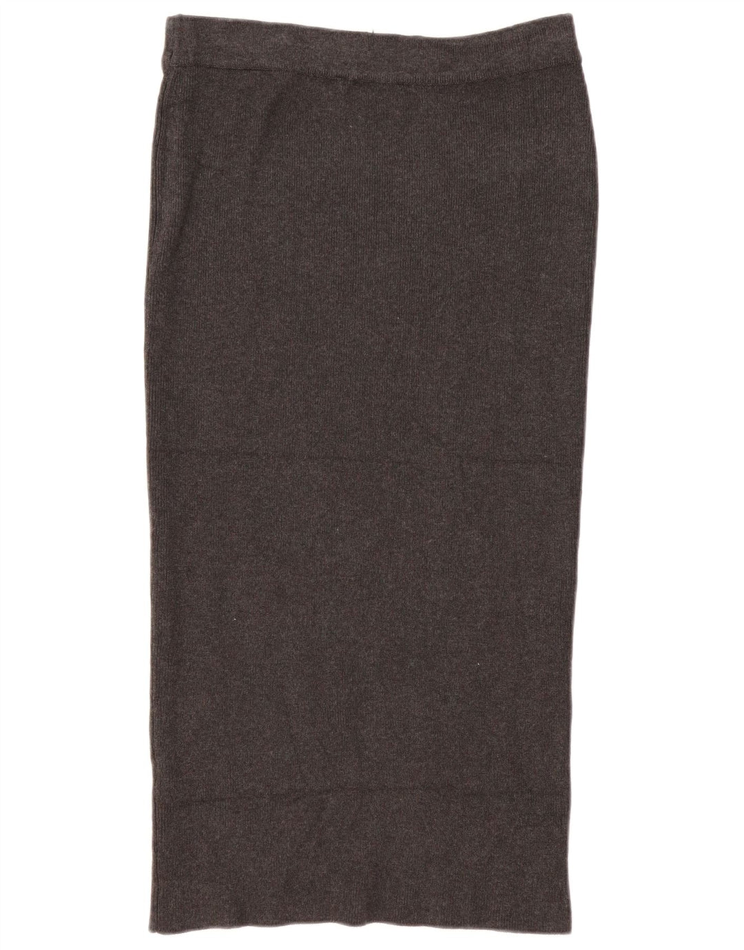 Gerader Strickrock von Zara für Damen, mittelgroß, W28, graue Viskose