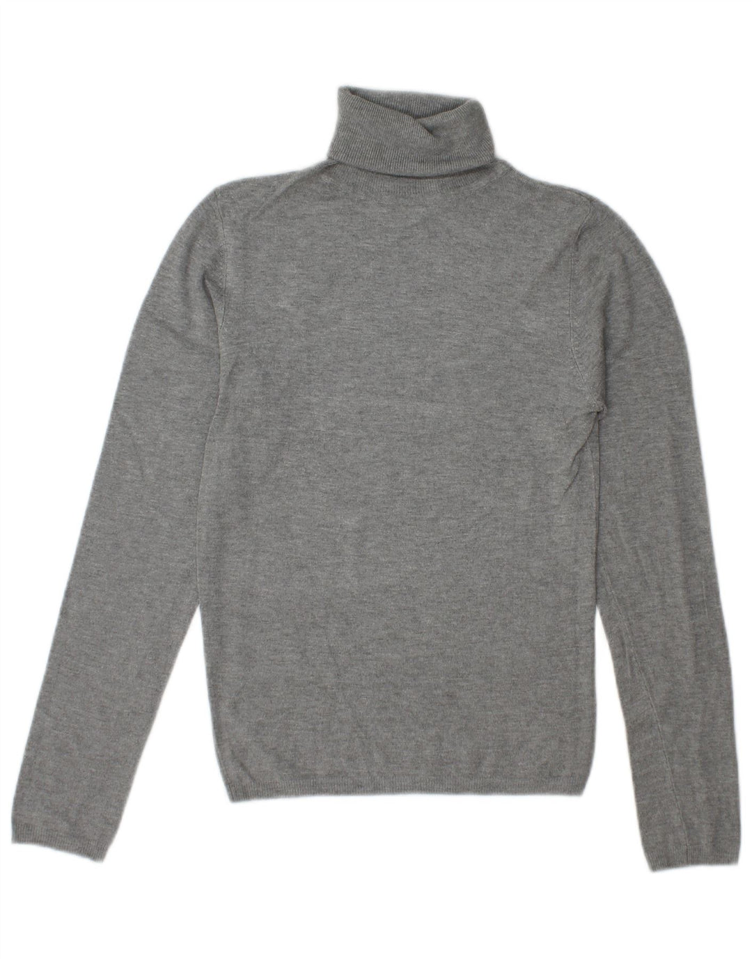 Zara Damen-Pullover mit Rollkragen, Gr. 10, Größe S, grau, Viskose