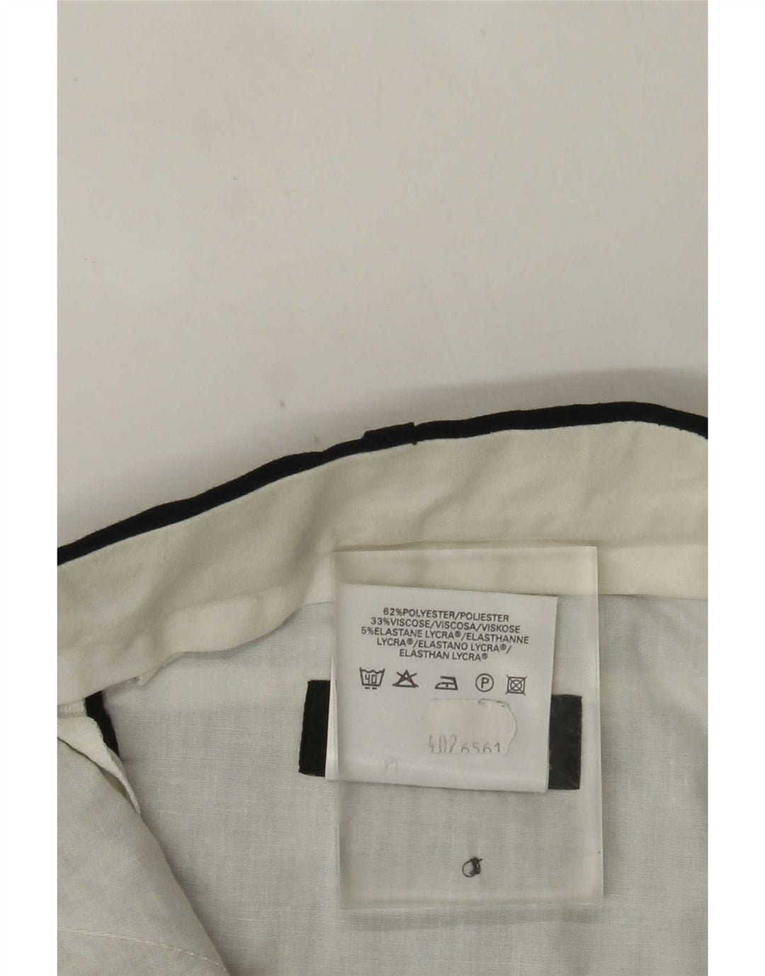 Gerade Herren-Anzughose von Marks & Spencer, W40, L29, marineblaues Polyester