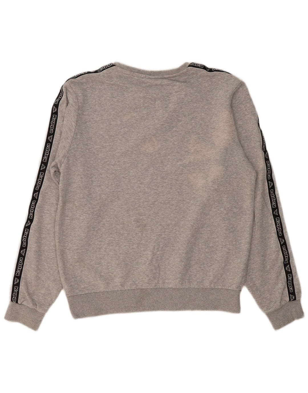 KAPPA Herren Grafik-Sweatshirt-Pullover, große graue Baumwolle