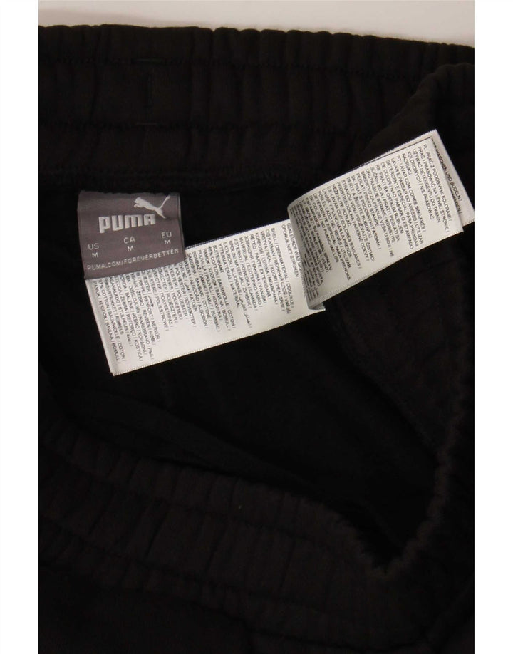 Puma Herren-Trainingshose mit Grafik, mittelschwarz, Baumwolle