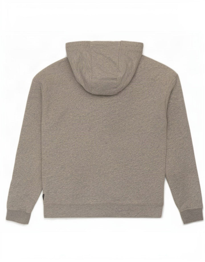 Guess Herren-Kapuzenpullover mit Grafik, mittelgraue Baumwolle
