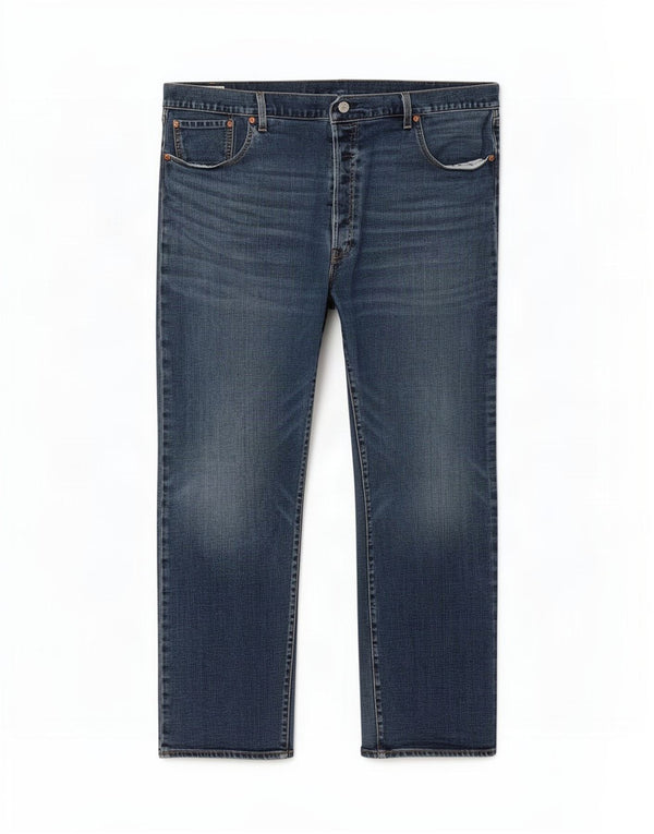 Levi's Herren 501 Straight Jeans W46 L29 Blaue Baumwolle