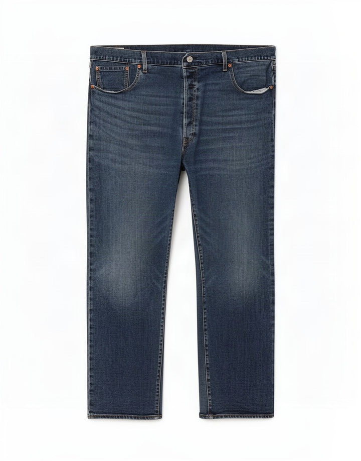 Levi's Herren 501 Straight Jeans W46 L29 Blaue Baumwolle