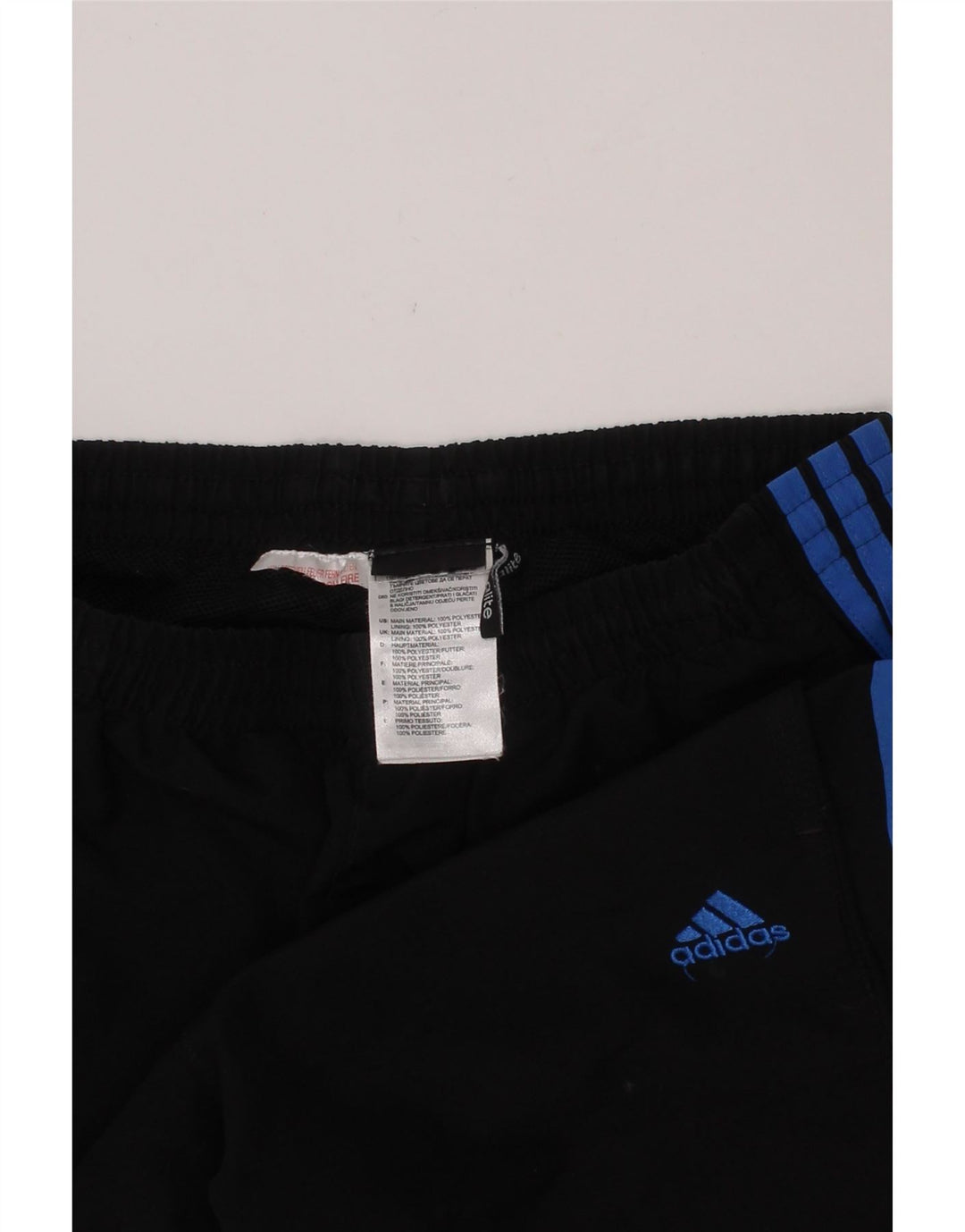 ADIDAS Boys Climalite Sport Shorts 12-13 Years  Black Polyester Vintage Adidas and Second-Hand Adidas from Messina Hembry 