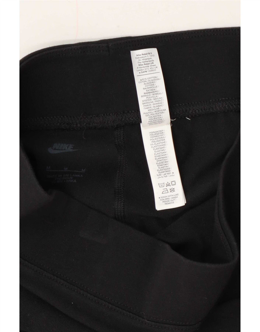 Nike Damen Sportshorts UK 14 Mittelgraue Baumwolle