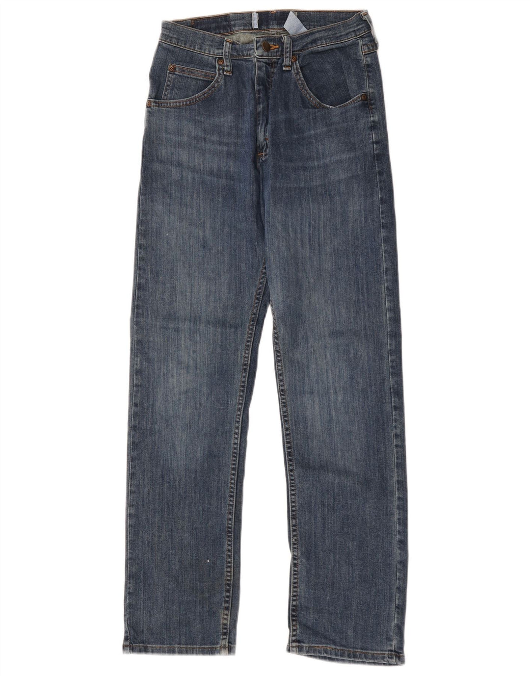 Wrangler Herren Straight Jeans W28 L30 Blaue Baumwolle