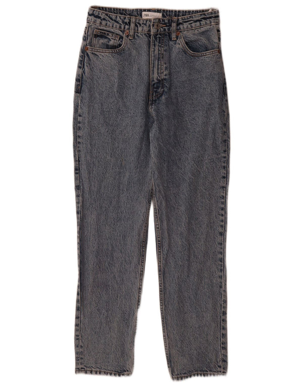 Zara Damen Tapered Jeans EU 38 Small W28 L29 Blaue Baumwolle