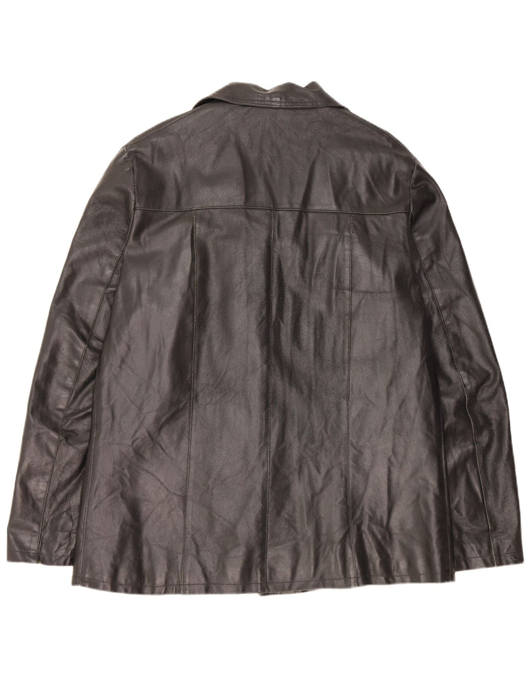 Vintage Herren Lederjacke UK 38 Mittelschwarzes Leder