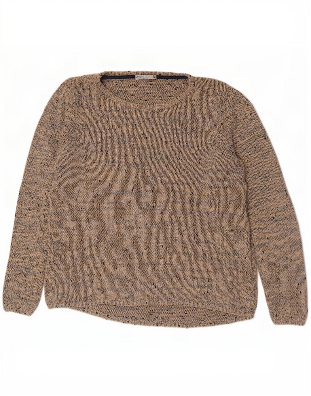 White Stuff Damen-Pullover mit U-Boot-Ausschnitt, UK 16, Größe L, Beige meliert