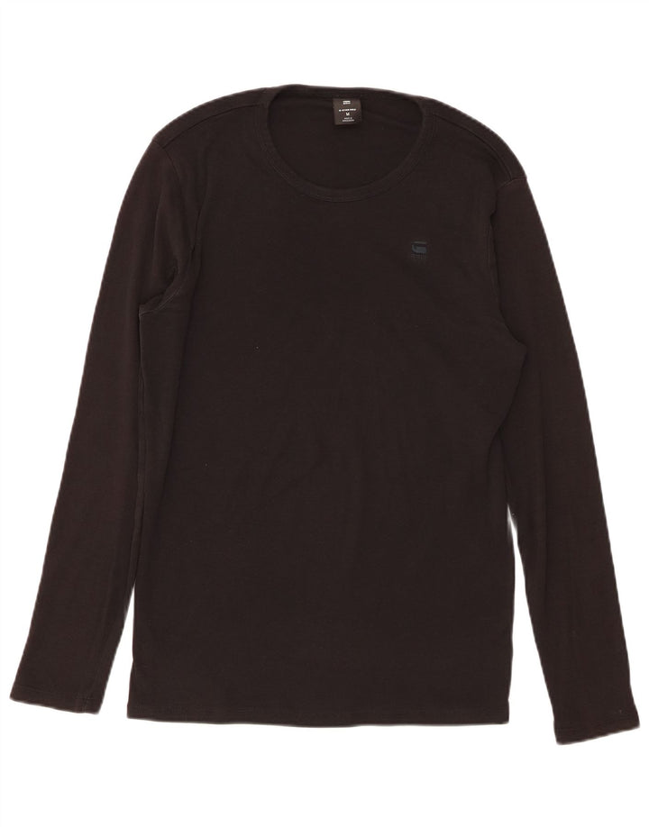 G-STAR Herren-Top, langärmelig, mittelschwarz, Baumwolle