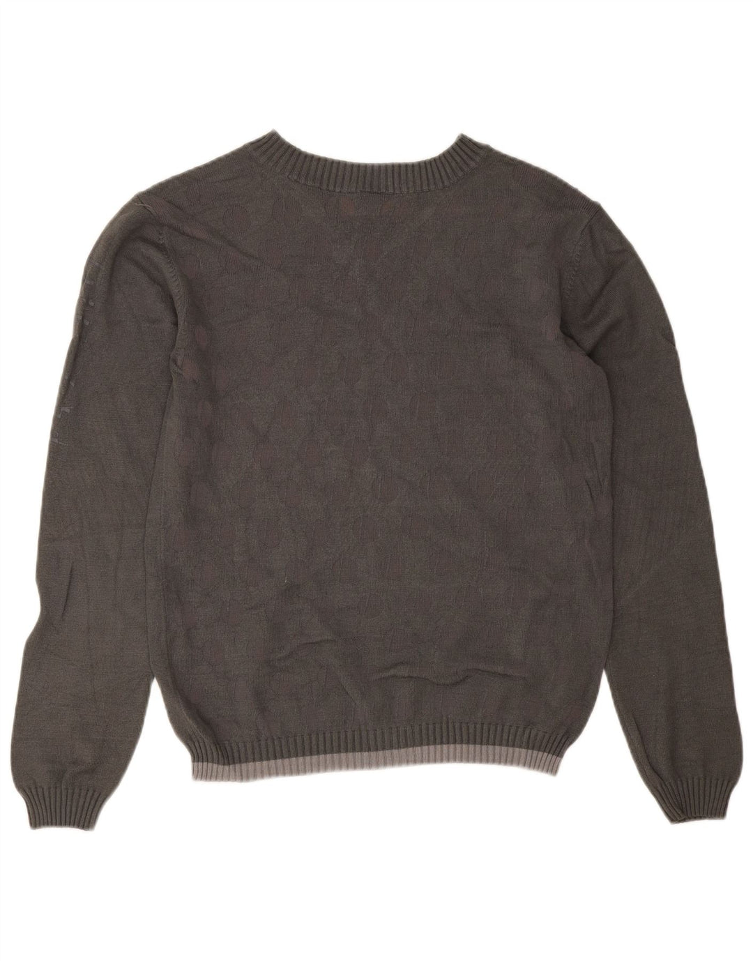Puma Herren-Pullover mit V-Ausschnitt, mittelgraue Viskose