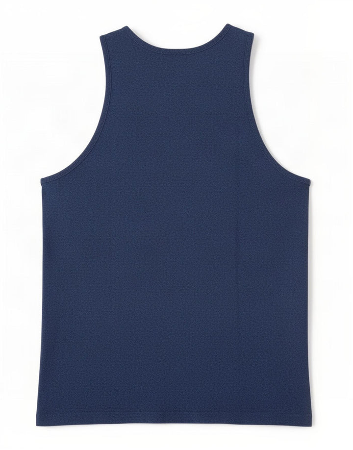 Champion Herren-Weste, groß, blau gefleckte Baumwolle